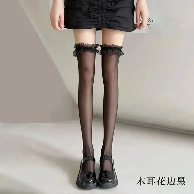 Sexy Fishnet Thigh High Stockings - Gothic Lolita Style