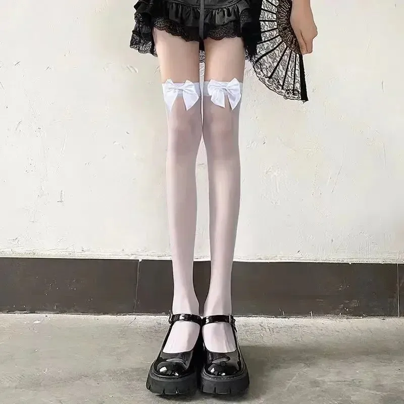 Sexy Fishnet Thigh High Stockings - Gothic Lolita Style