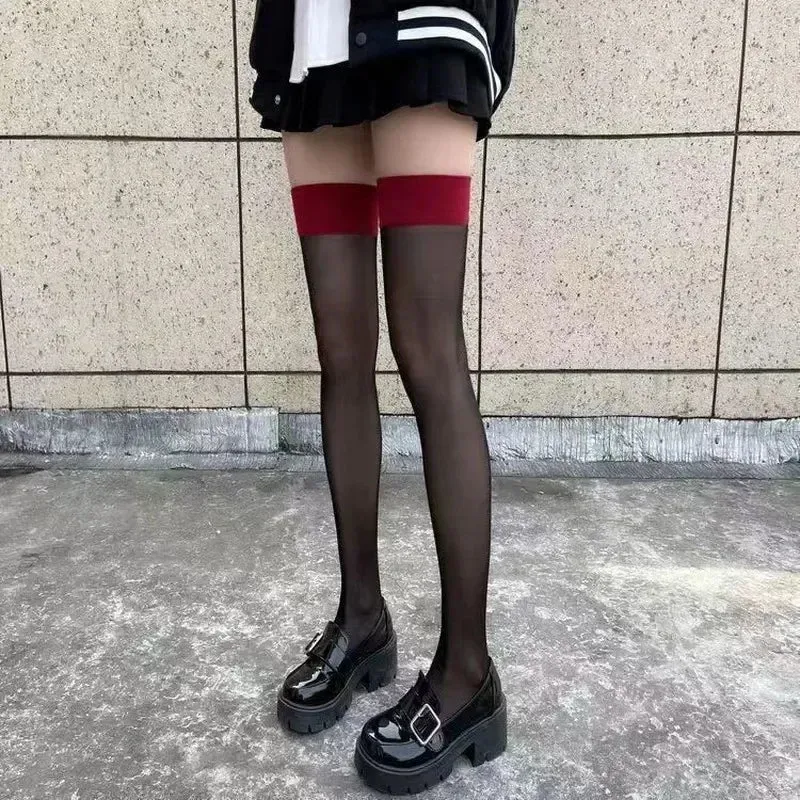 Sexy Fishnet Thigh High Stockings - Gothic Lolita Style