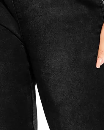 Shay Side Stripe Jogger | Black Wash