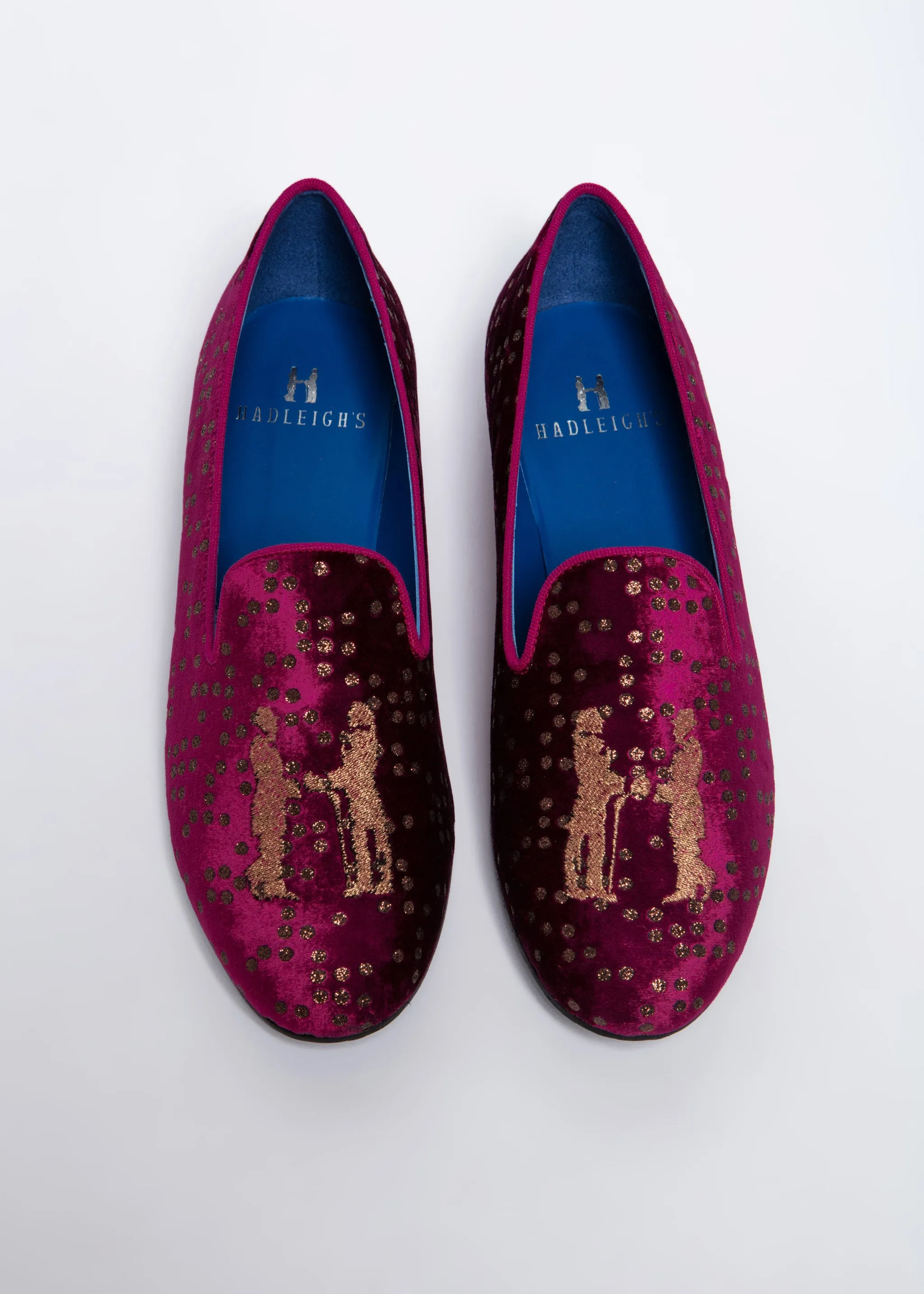 Slipper in Magenta Sparkle
