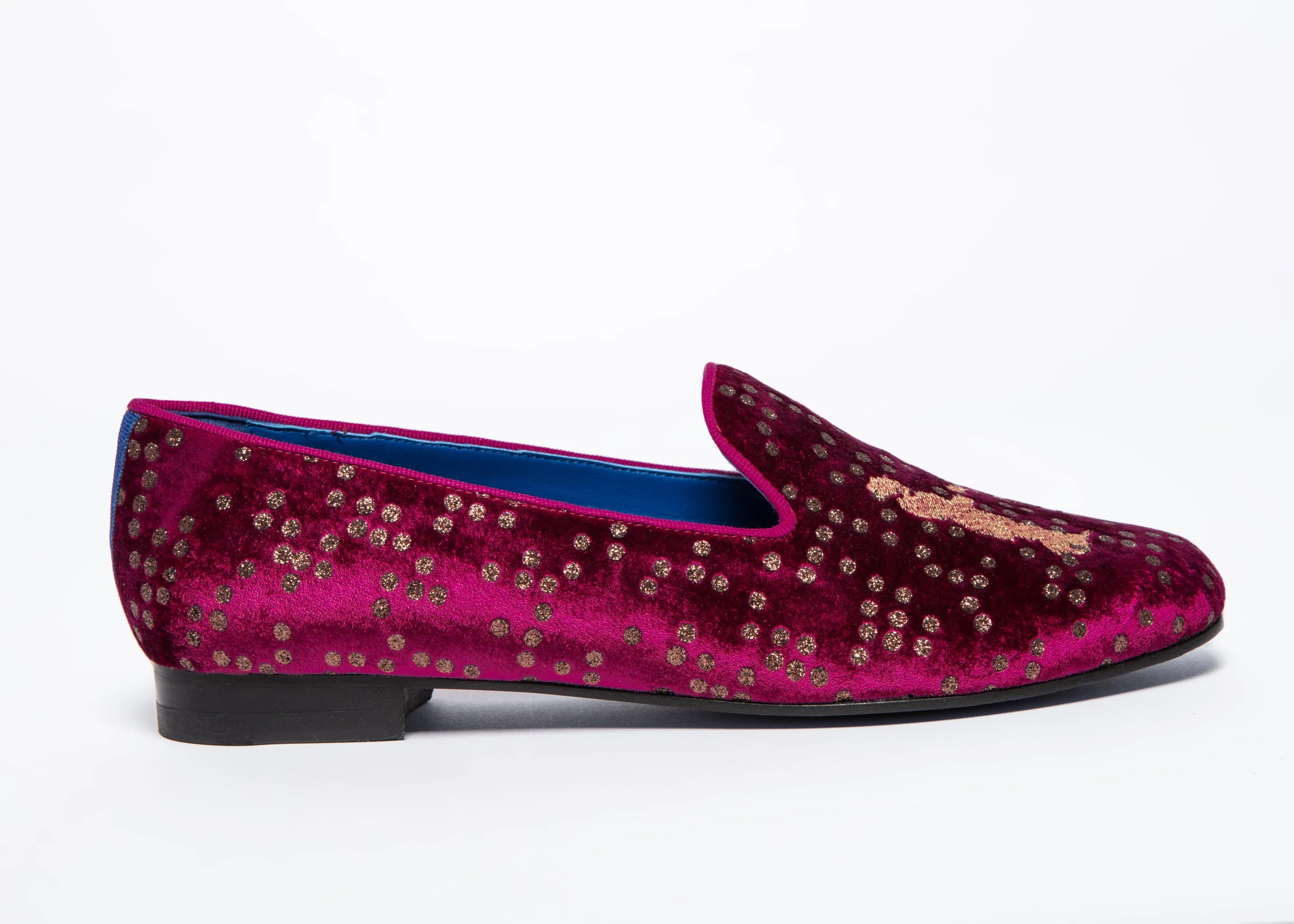 Slipper in Magenta Sparkle
