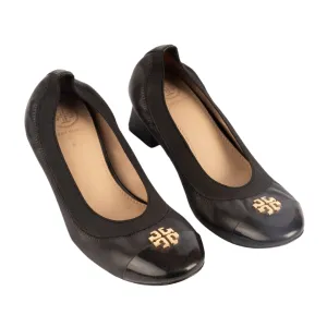Tory Burch Cap Toe Jolie Block Heel Pumps