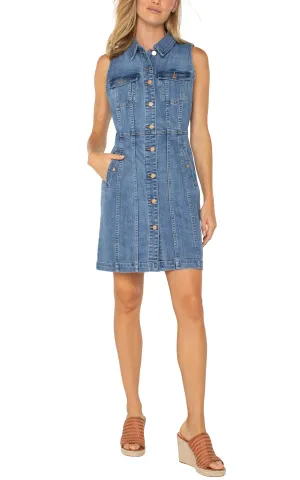 Trucker Jean Dress | Liverpool