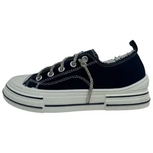 Very G Women's Navy & Sparkle Lace Aman 2 Sneaker