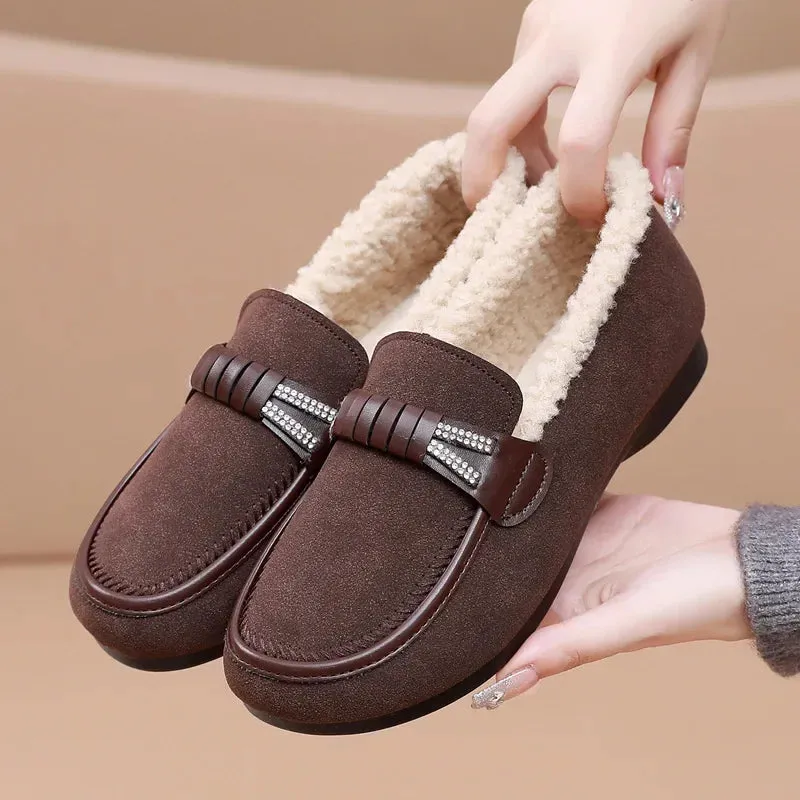 Women's Cozy Moccasin Loafers