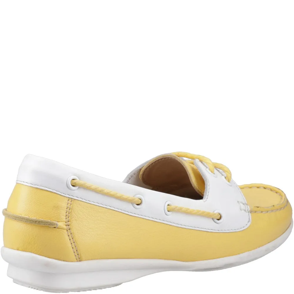 Yellow Irene Boat Shoes