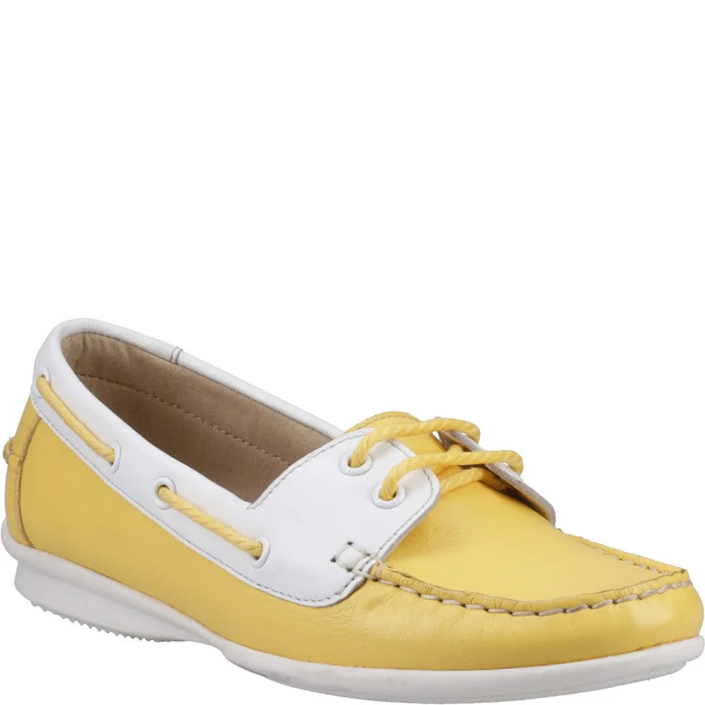 Yellow Irene Boat Shoes